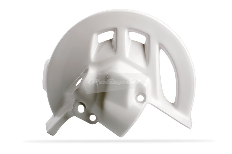 FRONT DISC GUARD CR125-250 95-07 WHITE