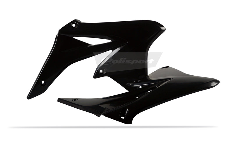 POLISPORT Kühlerspoiler seitlich Schwarz Suzuki RM-Z250