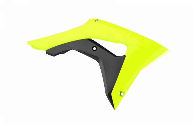 POLISPORT Kühlerspoiler seitlich Neon Gelb Honda CRF450R