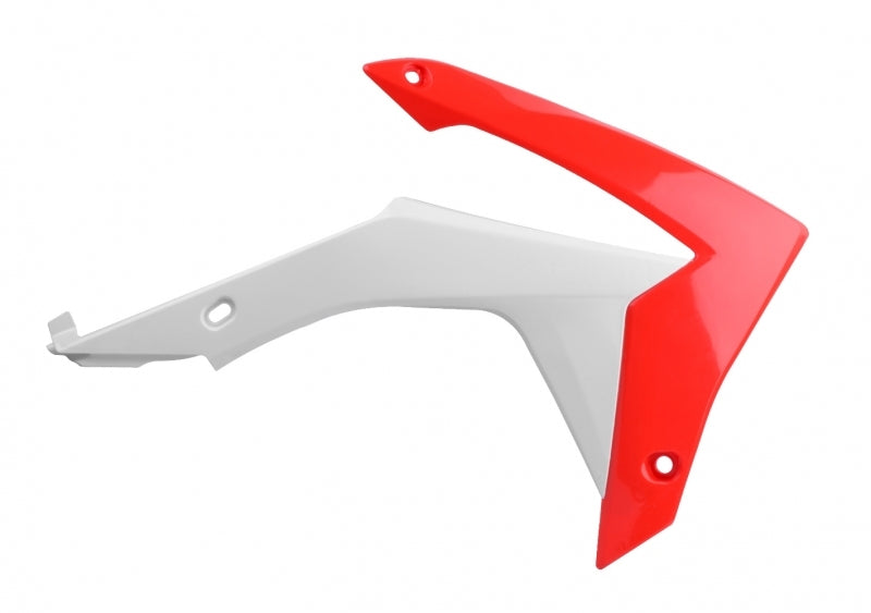 POLISPORT Kühlerspoiler seitlich CRF450R 13- Rot/Weiß