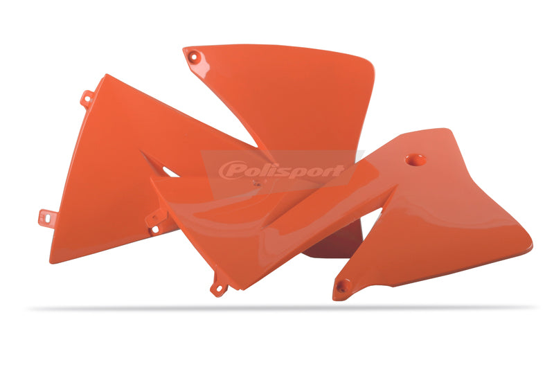 POLISPORT Kühlerspoiler seitlich KTM EXC 01-02 Orange