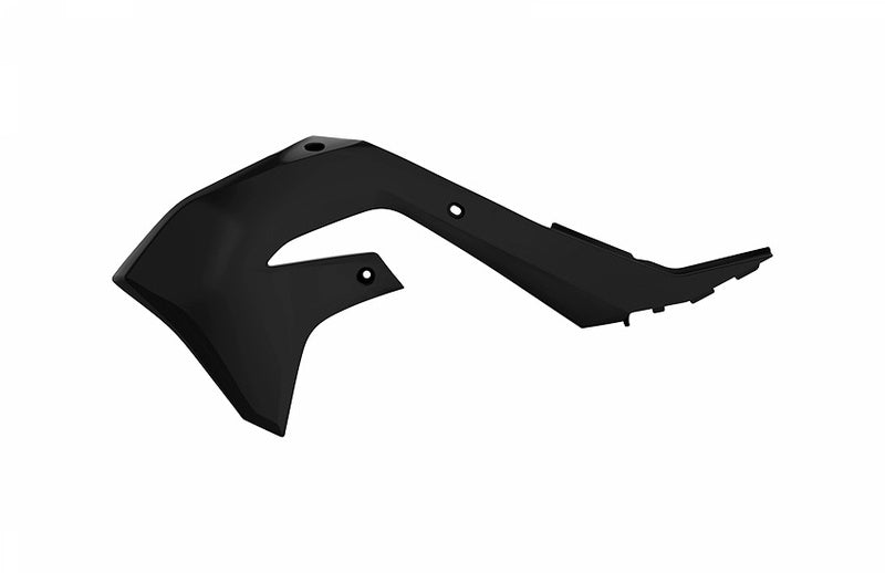 POLISPORT Kühlerspoiler seitlich Schwarz Kawasaki KX450