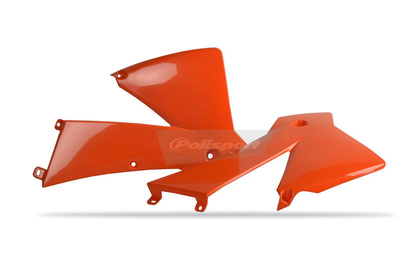 POLISPORT Kühlerspoiler seitlich Orange KTM