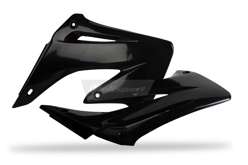 POLISPORT Kühlerspoiler seitlich CR125-250 02-07 Schwarz