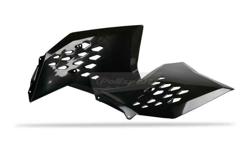 POLISPORT Kühlerspoiler seitlich KTM SX EXC 07-10 Schwarz