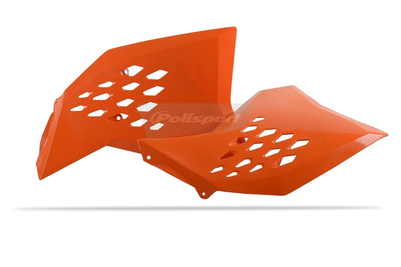 POLISPORT Kühlerspoiler seitlich KTM SX EXC 07-10 Orange