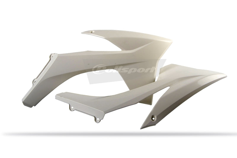 POLISPORT Kühlerspoiler seitlich KTM SX EXC 11-12 Weiß
