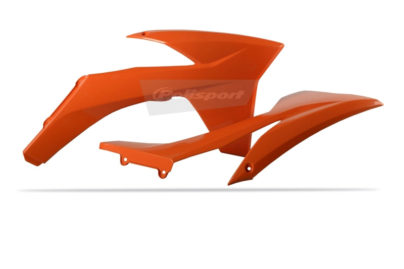 POLISPORT Kühlerspoiler seitlich KTM SX EXC 11-12 Orange