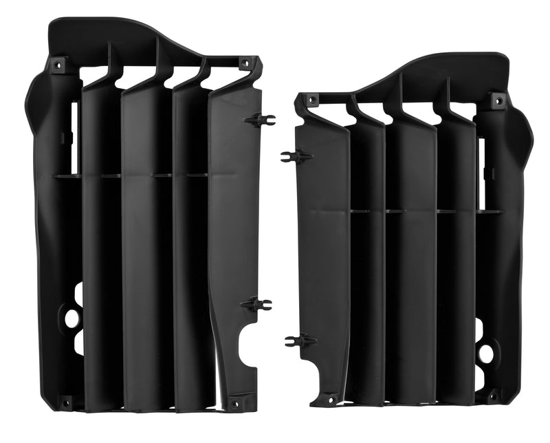 Kühlerabdeckung Polisport schwarz Kawasaki KX250F
