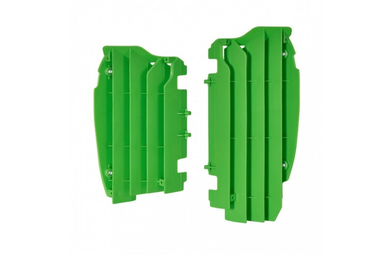 Kühlerabdeckung POLISPORT grün Kawasaki KX450F