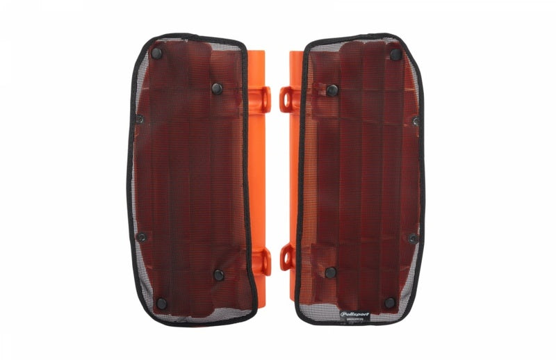 POLISPORT Kühlerschutznetz schwarz KTM/HVA