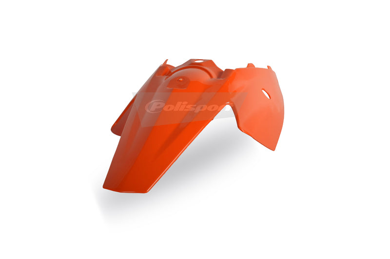 Kotflügel hinten + Seitenplatten integriert Polisport orange KTM SX85