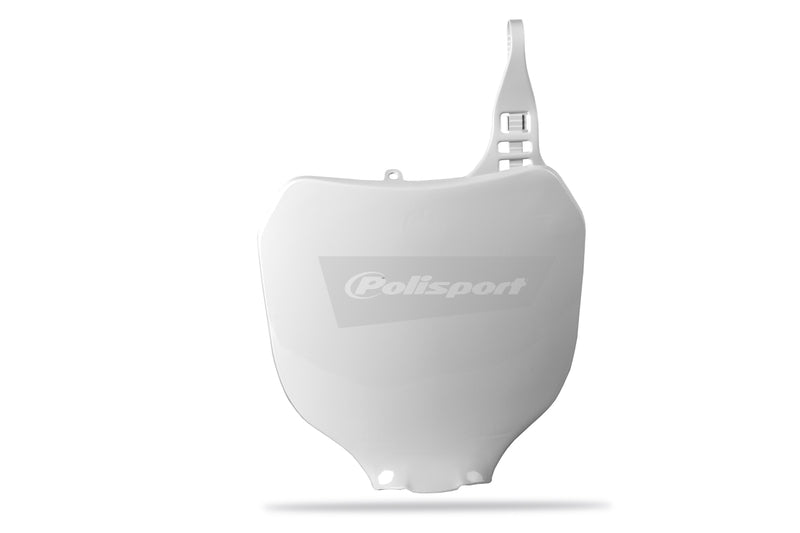 FRONT PLATE YZ125 YZ250 00-04 WHITE