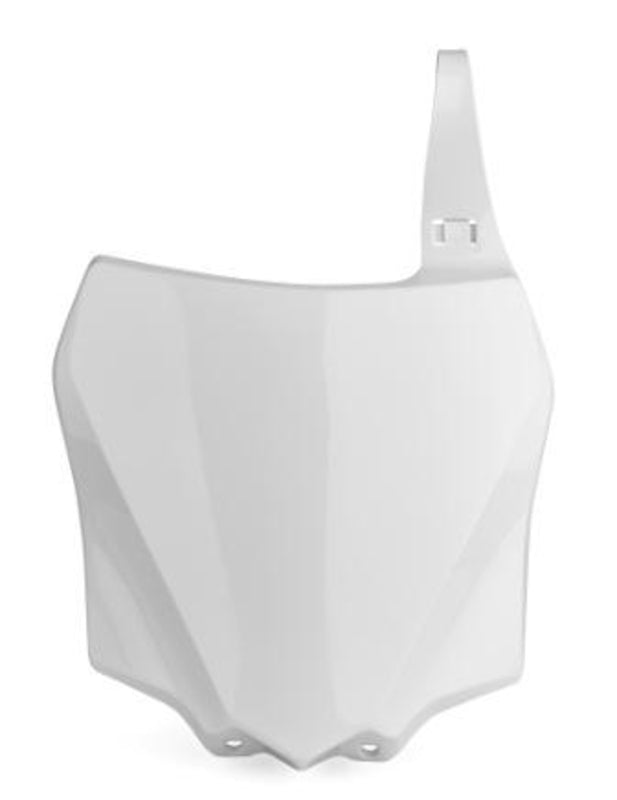 NUMBER PLATE KX85 14- WHITE