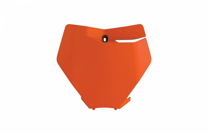 POLISPORT Nummerntafel vorne orangefarben
