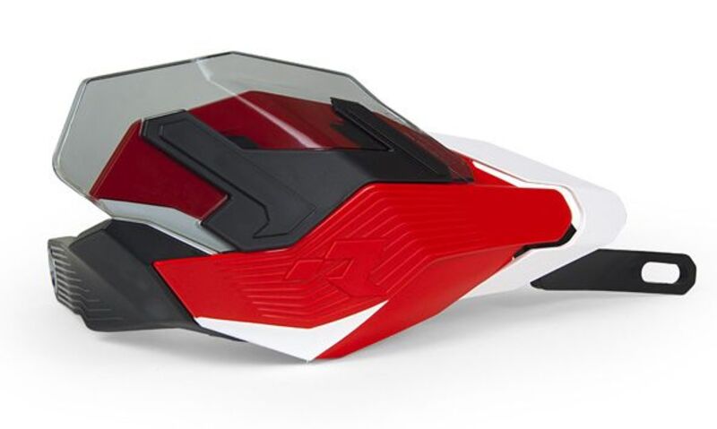 RACETECH HP3 Adventure Handschützer Rot/Weiß