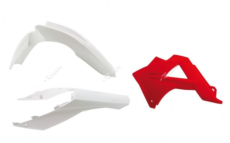 RACETECH Kunststoff Kit OEM Farbe Weiß/Rot Gas Gas EC125/250/300/450 FSR