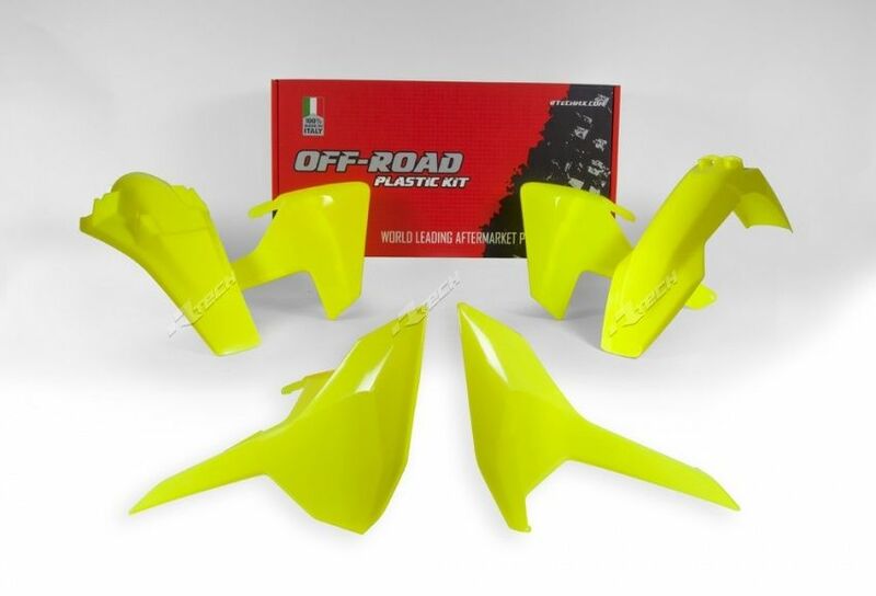 RACETECH Plastik-Kit neongelb Husqvarna TE/FE