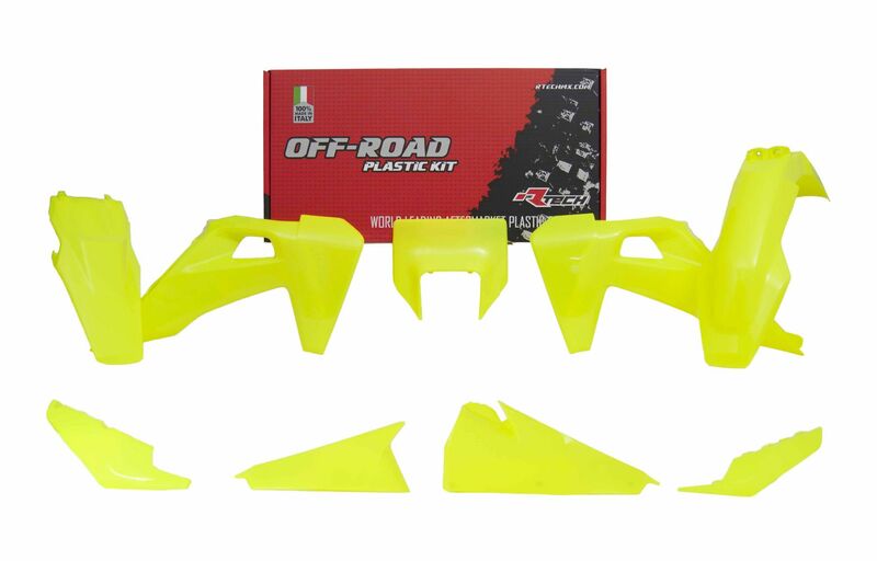 RACETECH Plastik-Kit neongelb Husqvarna