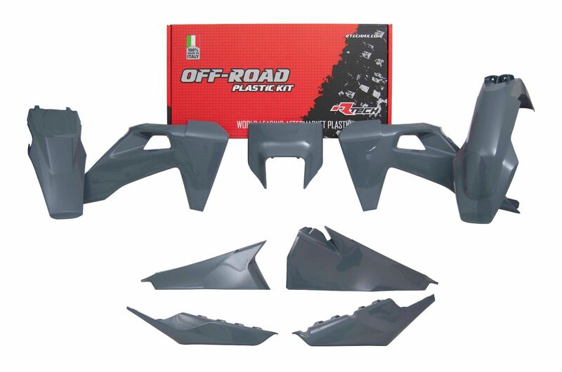 RACETECH Plastik-Kit Quantum grau Husqvarna