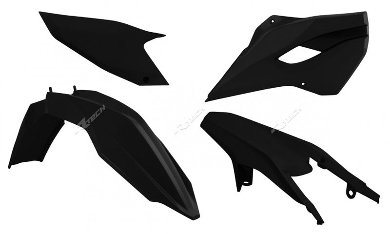 Kunststoff-Kit schwarz Racetech Husqvarna TE/FE