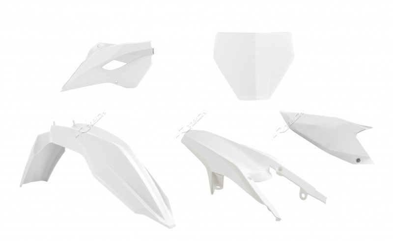 Kunststoff-Kit Racetech Originalfarbe weiß Husqvarna TC85
