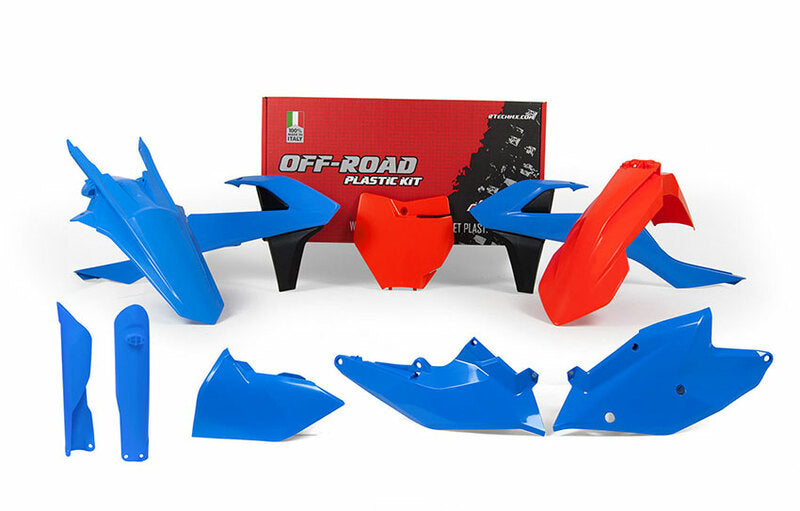 RACETECH Plastik-Kit blau/orange limited Edition KTM