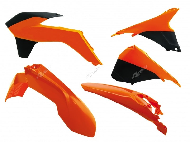 Kunststoff-Kit Racetech Originalfarbe orange KTM EXC/EXC-F 125 et +