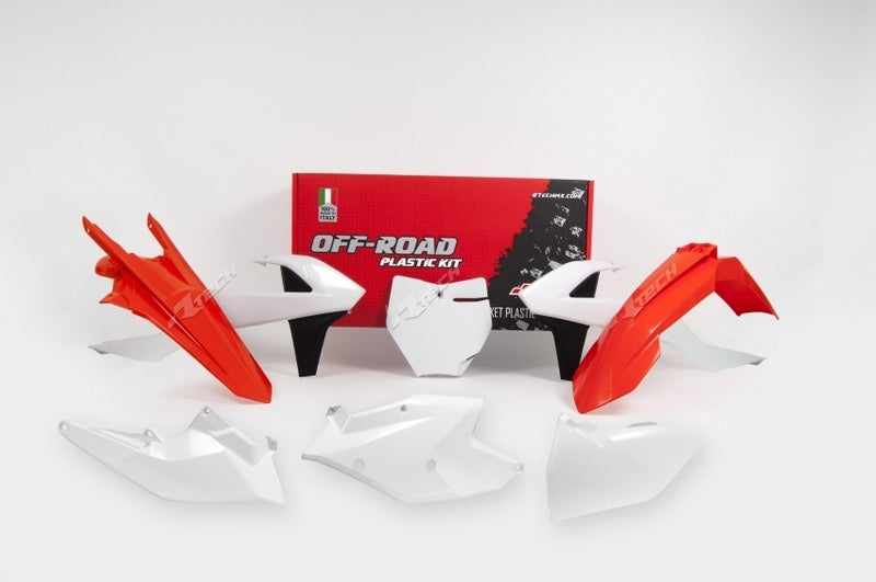 RACETECH Plastik-Kit Originalfarbe (2017) orange/weiß/schwarz KTM