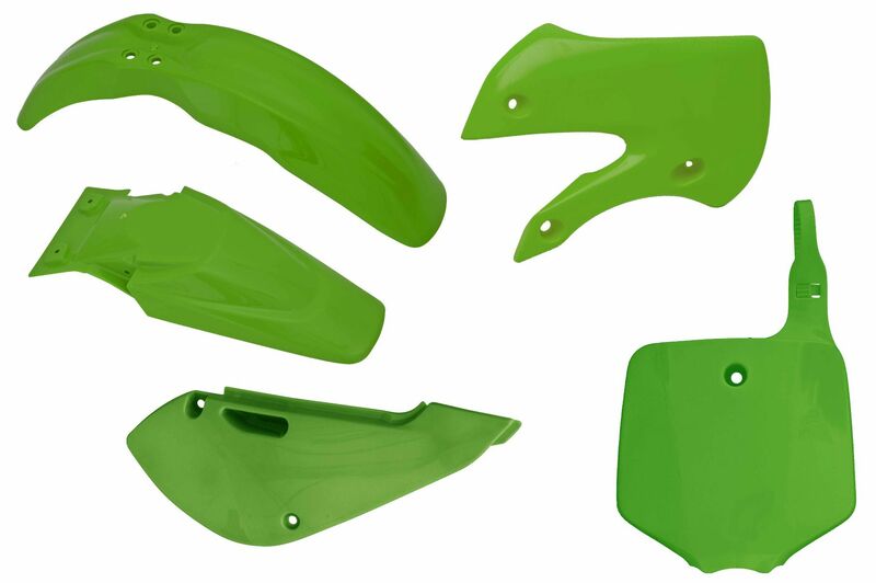 RACETECH Plastik-Kit Originalfarbe (2020) Kawasaki KX65