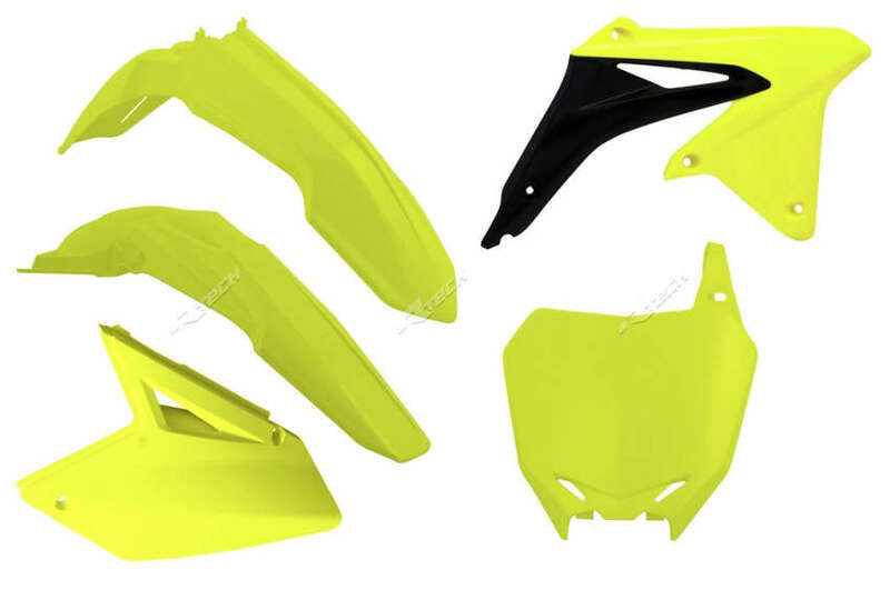 Kunststoff-Kit Racetech gelb neon Suzuki RM-Z450