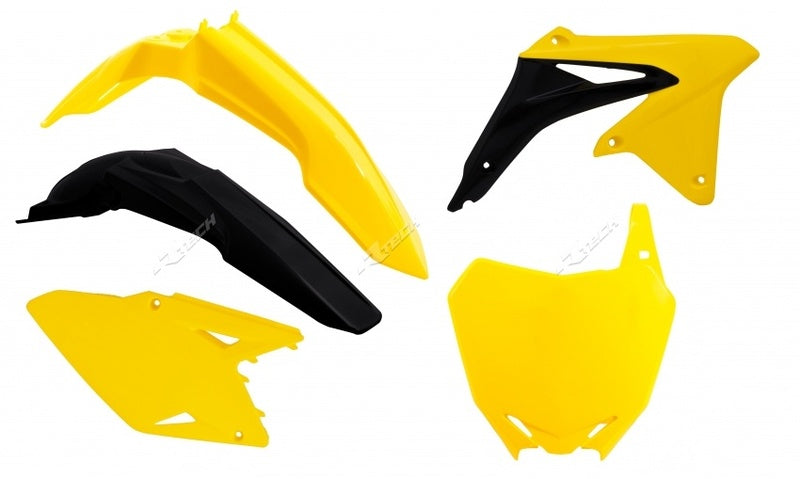 Kunststoff-Kit Racetech Originalfarbe 2014 gelb Suzuki RM-Z450