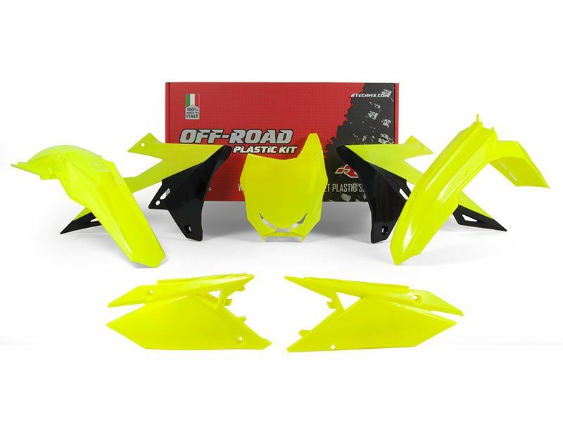 RACETECH Plastik-Kit neongelb/schwarz Suzuki RM-Z450
