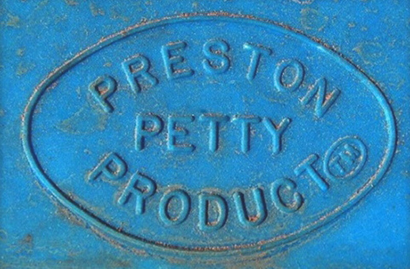 PRESTON PETTY Vintage Muder Kotflügel vorne blau Butalco