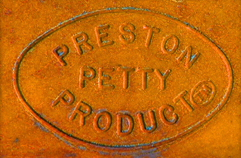 PRESTON PETTY Vintage Muder Kotflügel hinten Kürbis-orange