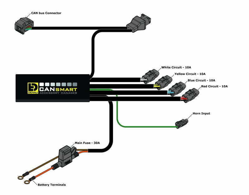 DENALI Gen II CANsmart Plug-N-Play Controller BMW R1200 Sechskantkopf