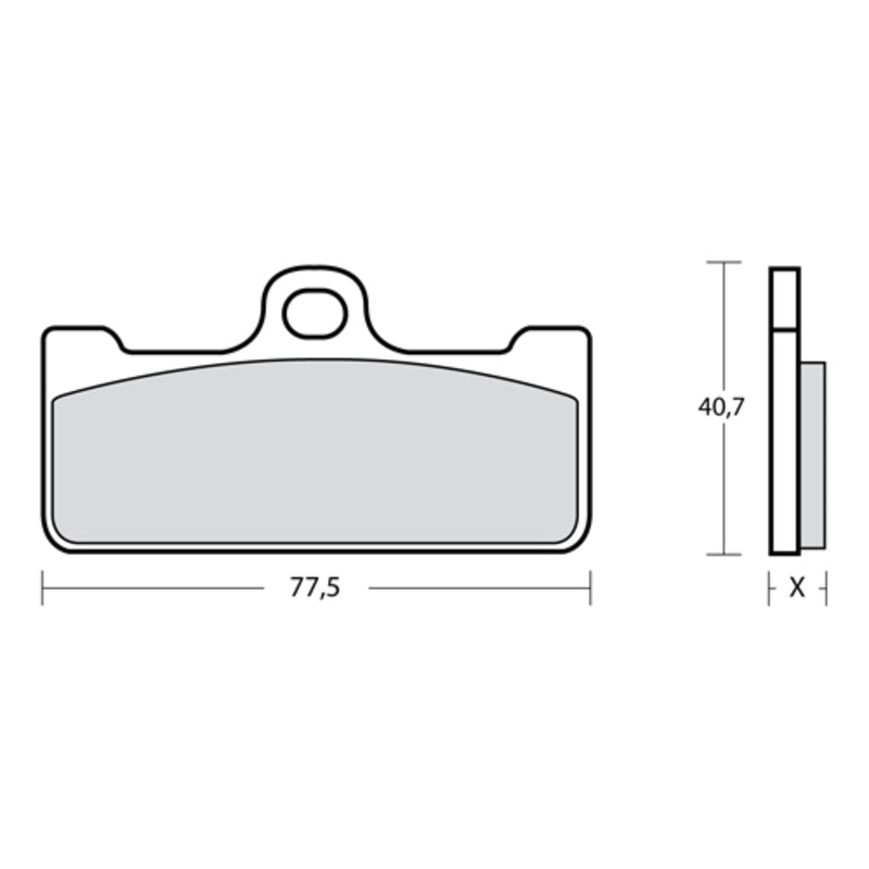 BREMBO UPGRADE Z01 Sintermetall Bremsbelage - 107684820