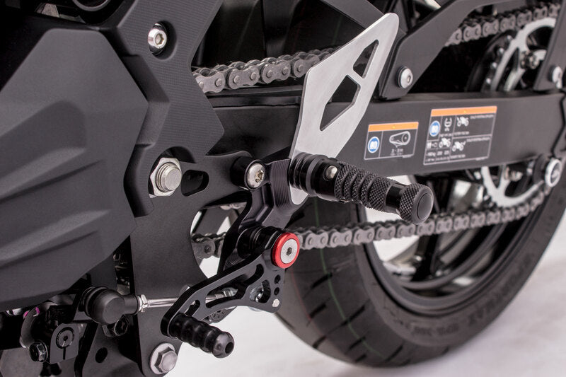 GILLES FXR zurückverlegte Fußrastenanlage Kawasaki Ninja 400