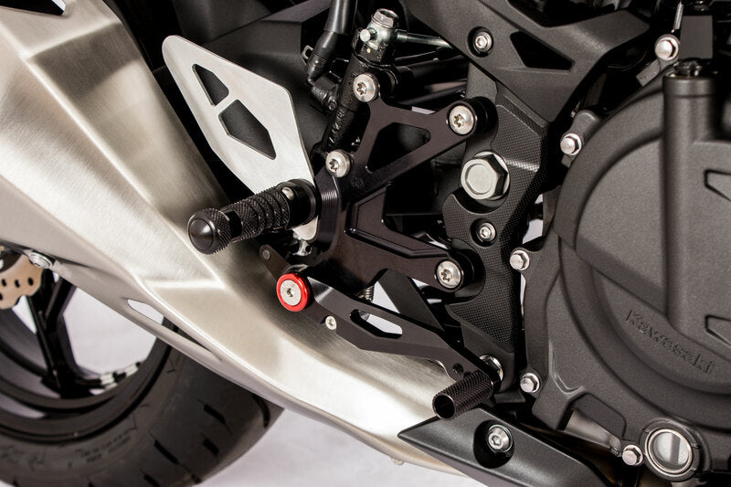 GILLES FXR zurückverlegte Fußrastenanlage Kawasaki Ninja 400