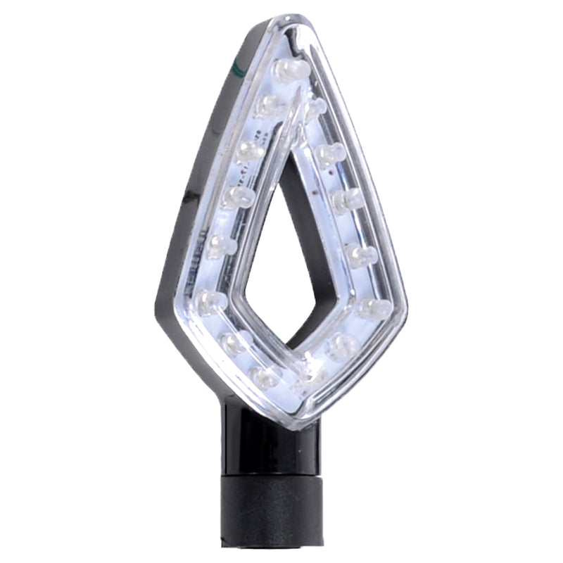 OXFORD LED Blinker Mattschwarz