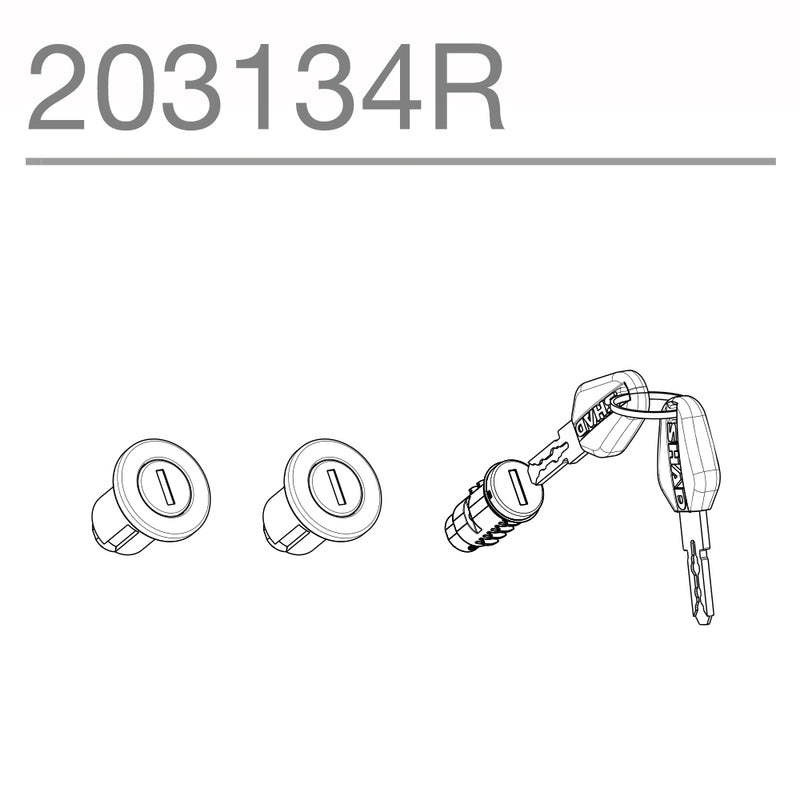 SHAD SH35/SH36 Ersatzschloss-System
