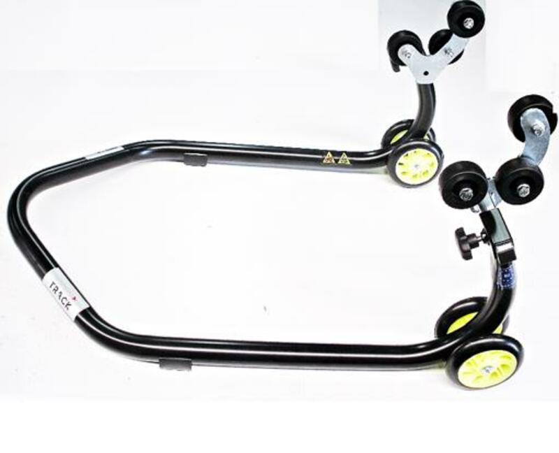 BIHR Home Track Rear Paddock Stand Matt Black Abnehmbare Stützen enthalten Quad/ATV