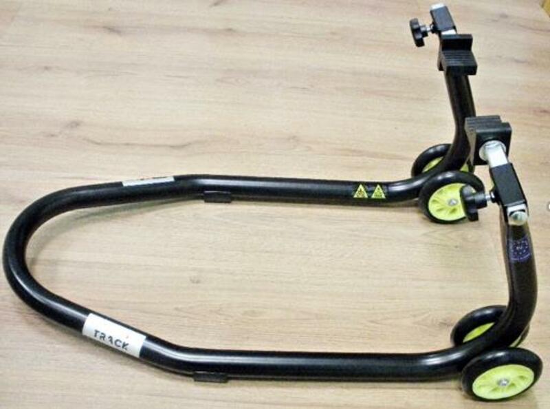 BIHR Home Track Front Paddock Stand mit ''T'' Adaptern Radial Matt Schwarz