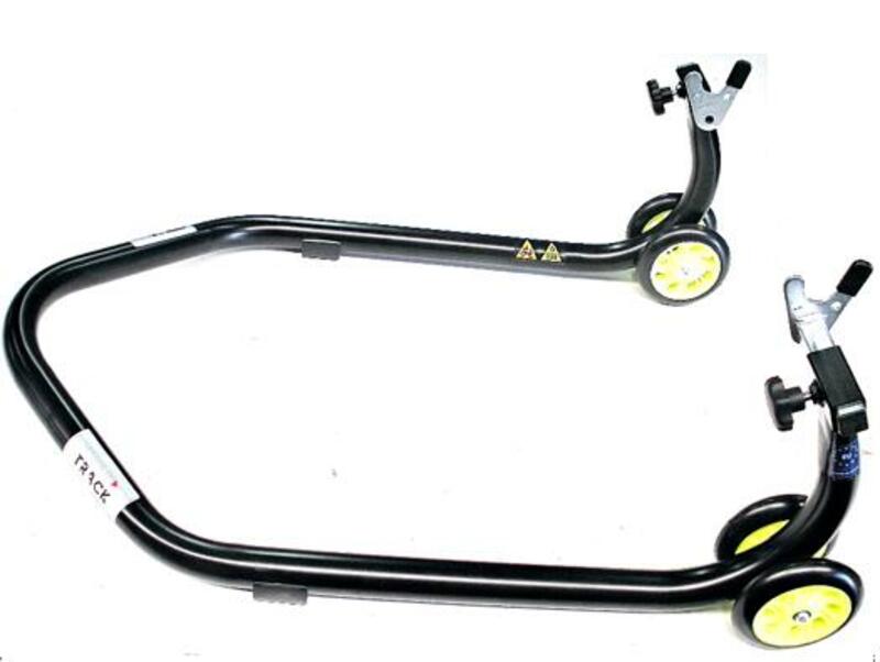 BIHR Home Track Extra-Low Paddock Stand mit ''V'' Adaptern Mattschwarz Heavy Bikes