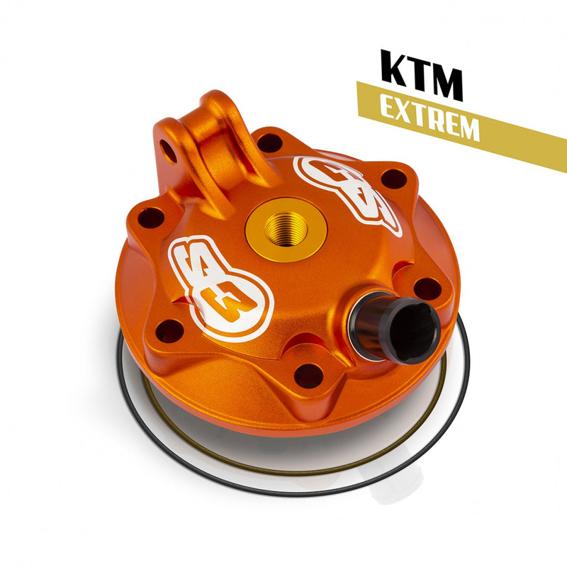 S3 Extreme Enduro Zylinderkopf & Insert Kit Niedrige Kompression Orange KTM