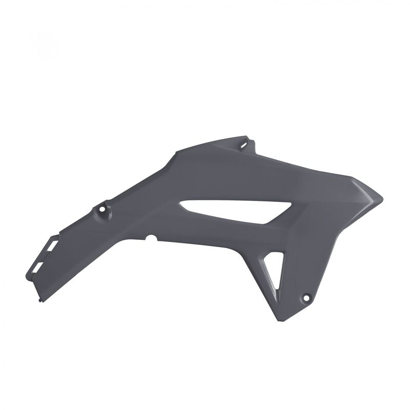 POLISPORT Kühlerspoiler seitlich Nardo Grau Honda CRF450R