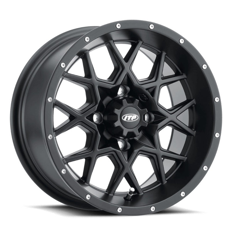 ITP Hurricane 17x7 4x110 5+2 Matte Black