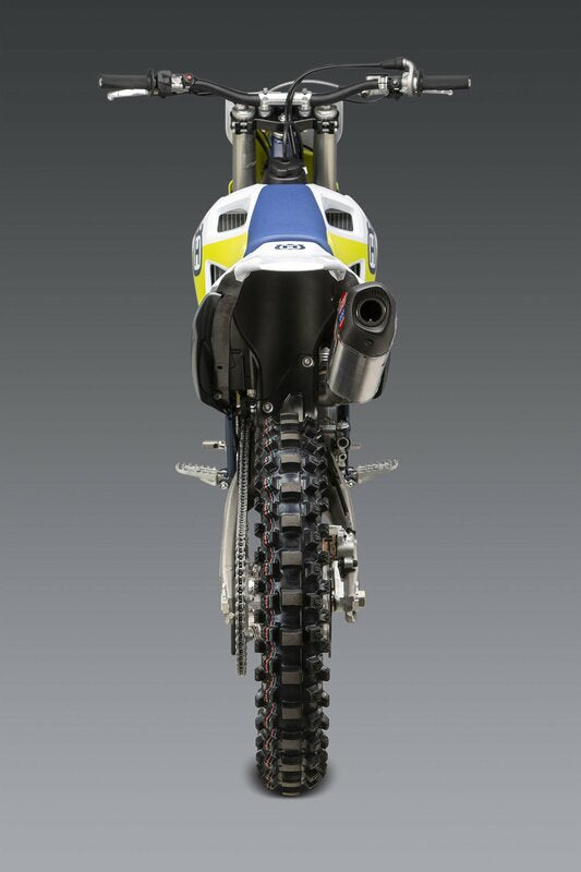 YOSHIMURA RS-12 Signature Series Komplettauspuffanlage Edelstahl/Alu-Schalldämpfer/Carbon-Endkappe KTM/Husqvarna