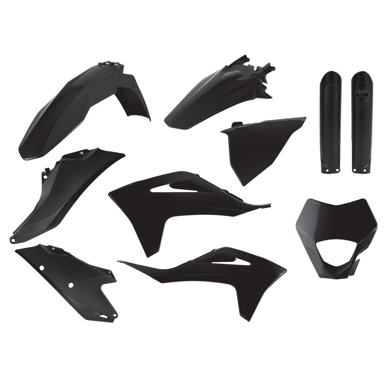 POLISPORT Plastic Kit Black Gas Gas EC