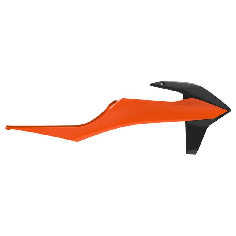 POLISPORT Kühlerspoiler seitlich Orange/Schwarz KTM